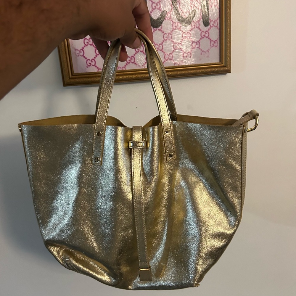 Tiffany & Co. Shimmering Gold Tote